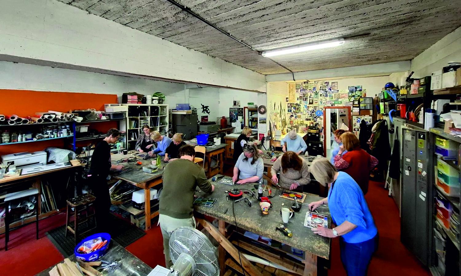 RDW Glass Stained Glass Workshop, Glasgow, 2025.