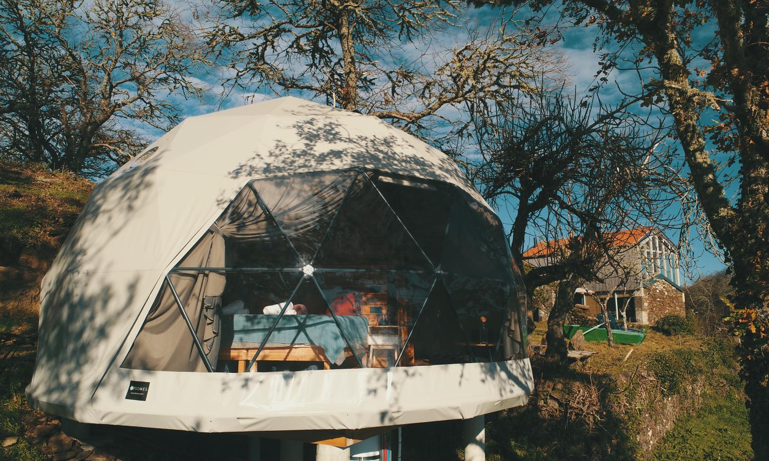 A Geodesic Dome at O castro Art Village