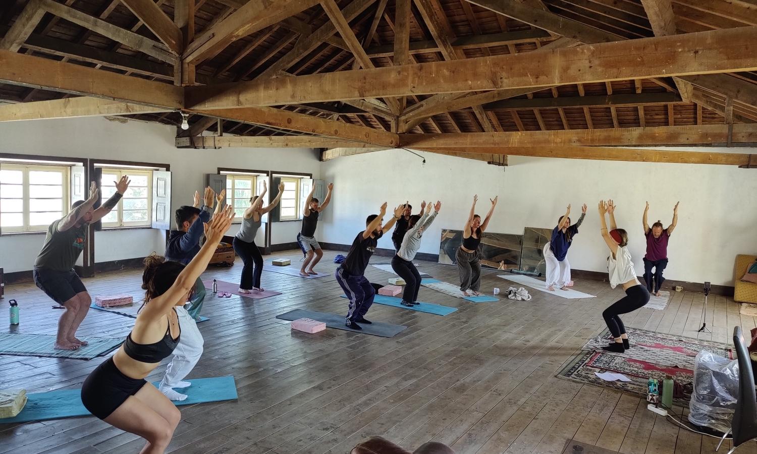 Self-led Yoga session