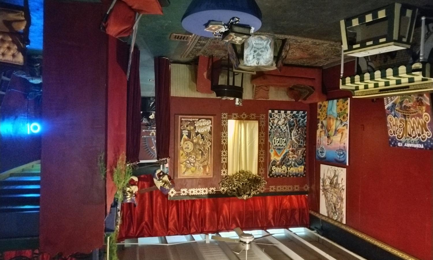 A pic of our living room, though art may change.
