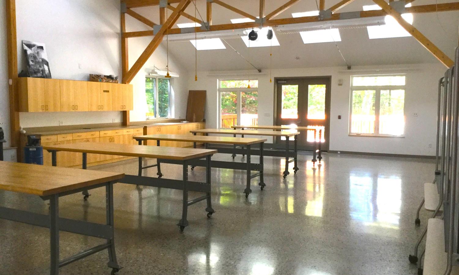 Studio space at the Parsons Center