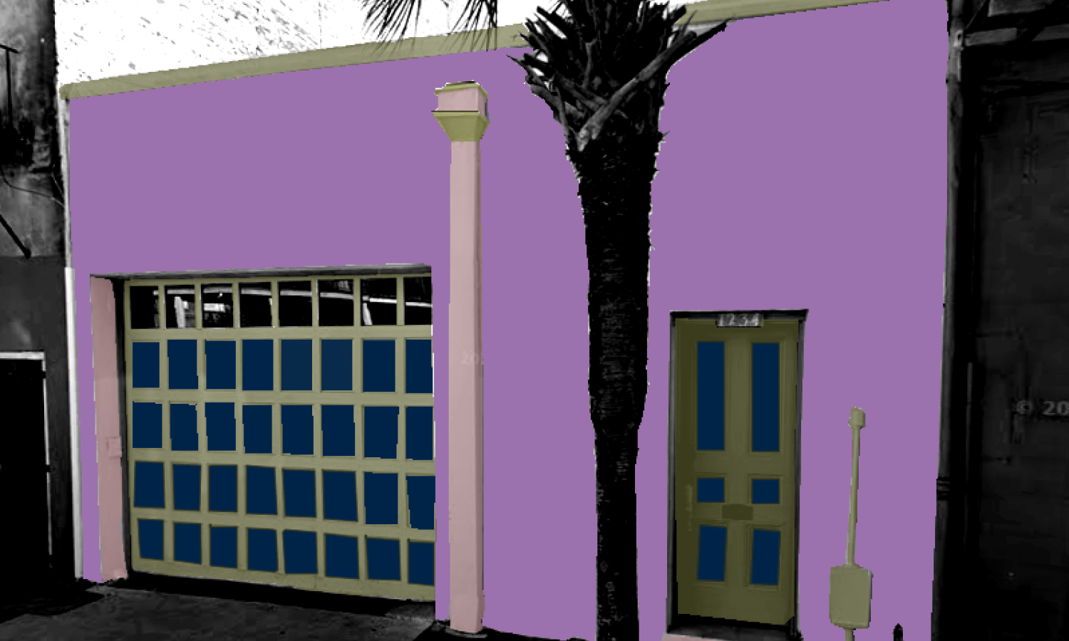 The is sort of a Warhol type treatment of our Arts &amp; Music Center