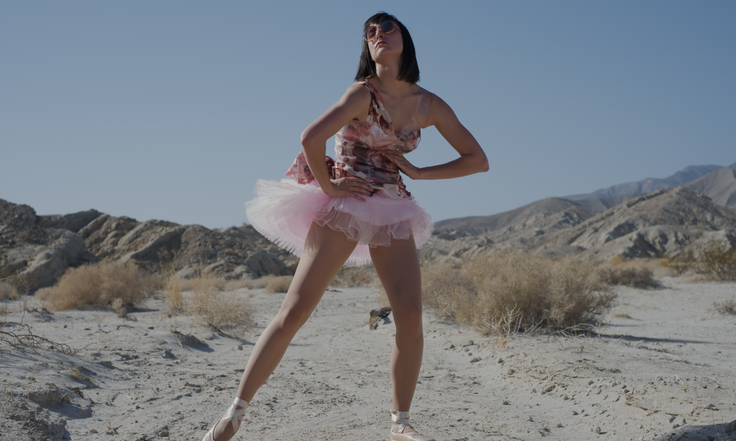 Still image of previos desert residency project "There is no place that does not see you"