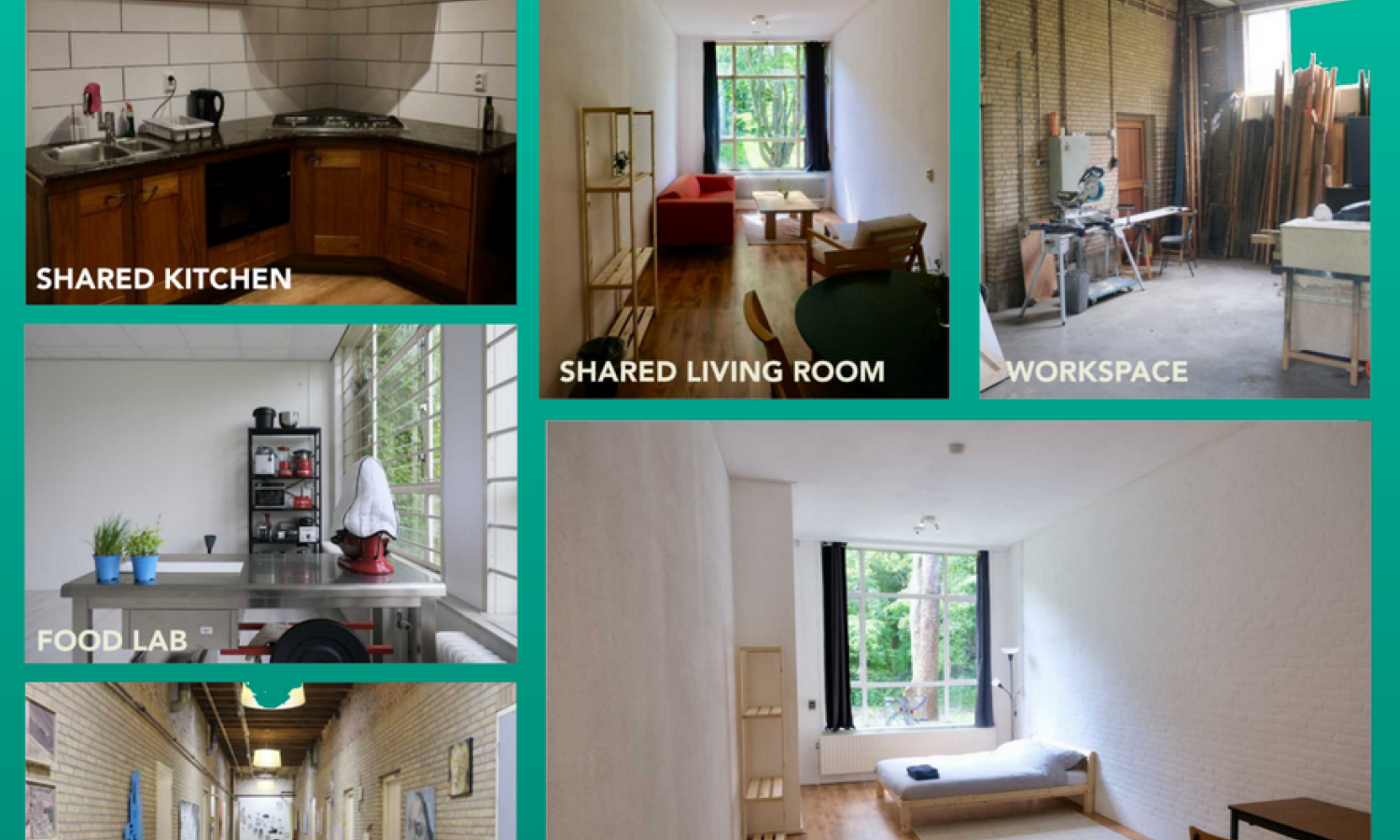 residency spaces (all except workshop included)