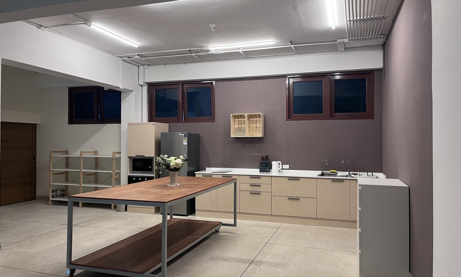 Communal fully functioned kitchen